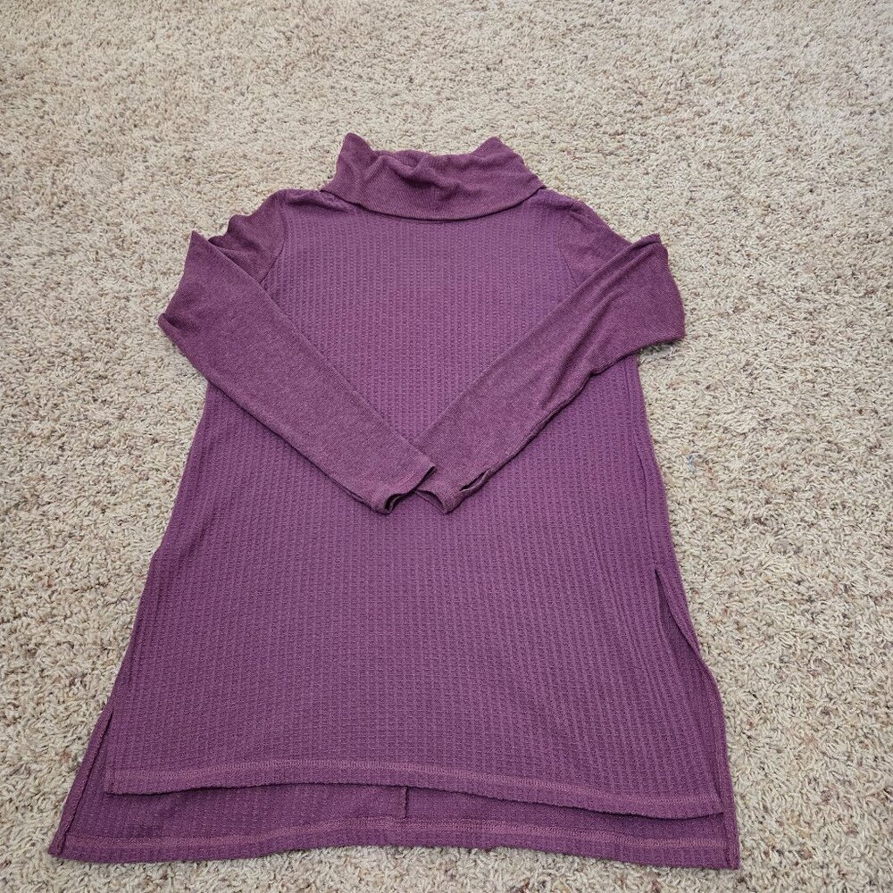 Harmony Balance Women's Mauve Long Sleeve Sweater w/Thumb Holes Size Medium